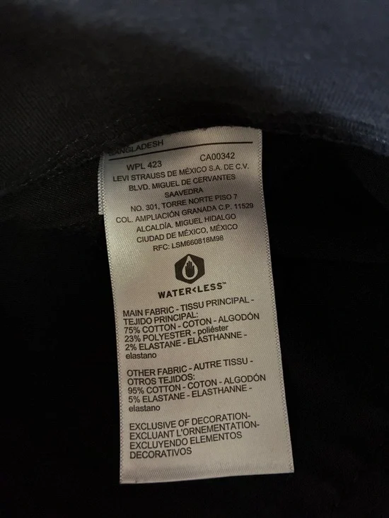 Signature by Levi Strauss Black Maternity Skinny Jeans - XS - Picture 3 of 4